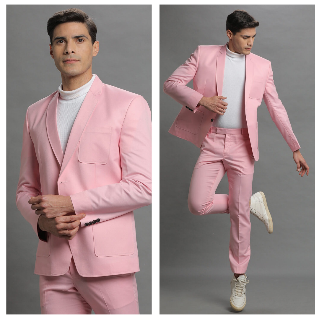 Pastel-Colored Suit