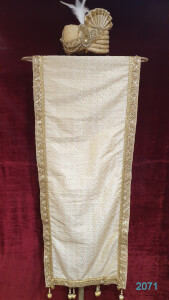 Beige Embellished Dupatta