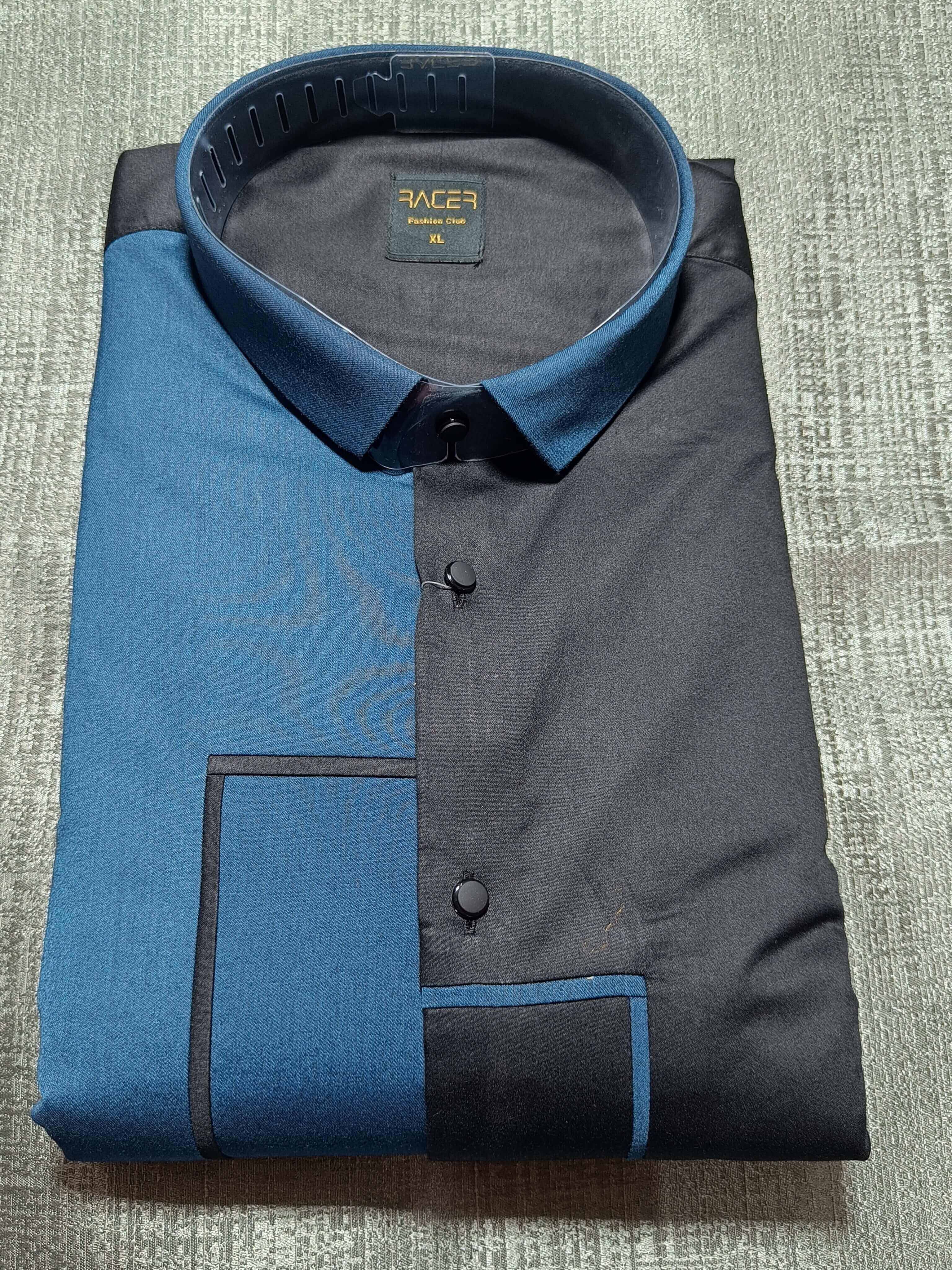 Black Blue Clubwear Shirt