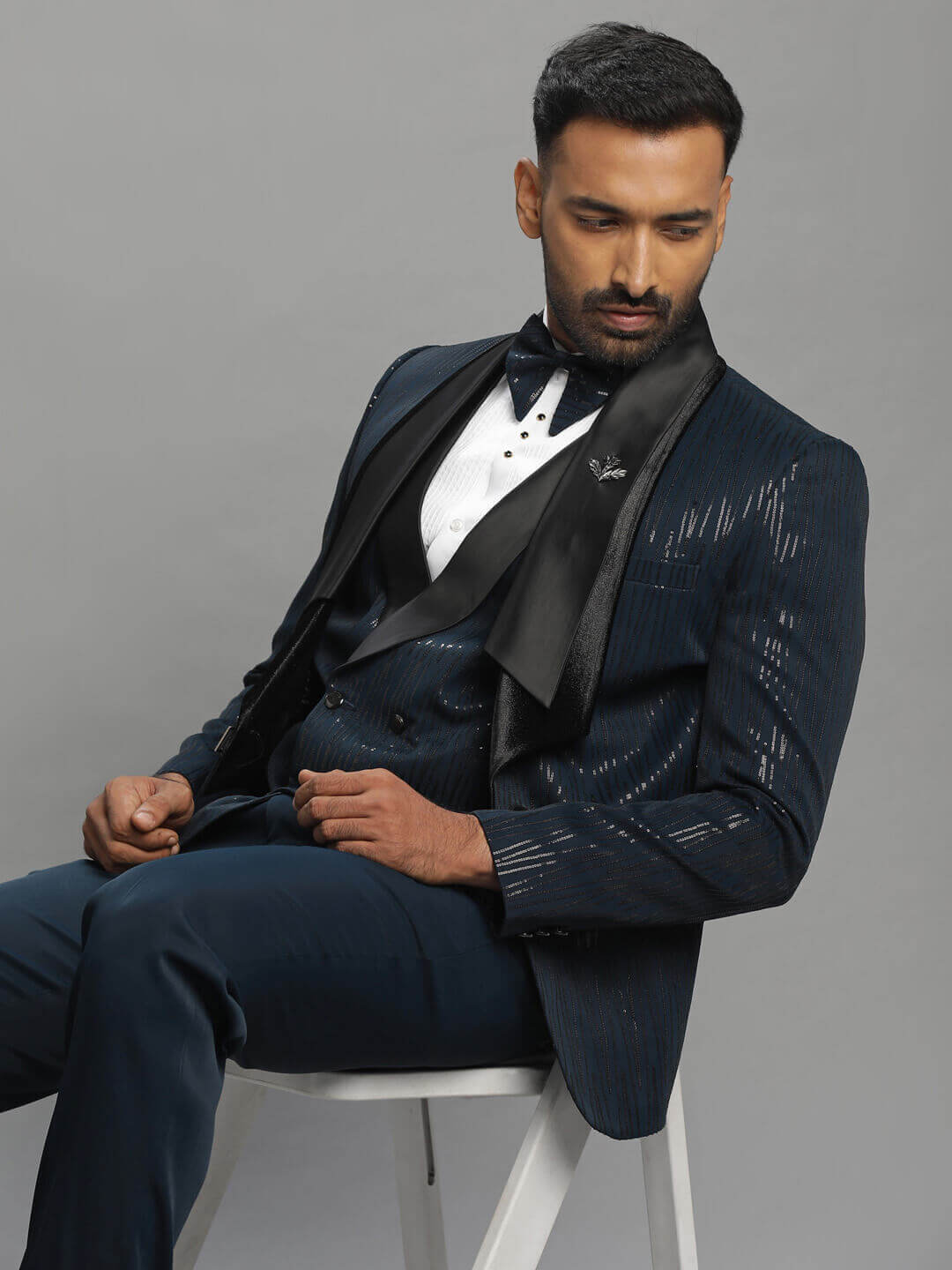 displaying image of Blue Designer Special Tuxedo