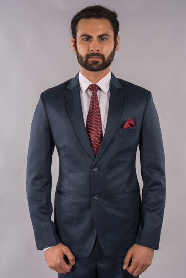 Rent/Buy Blue Formal Suit | Home Trial | Free Delivery | CandidMen