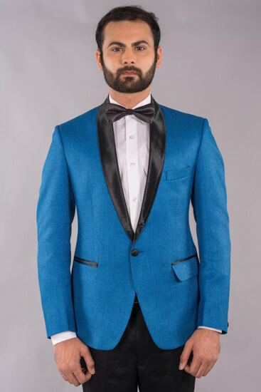 Rent/Buy Blue Jute Tuxedo | Home Trial | Free Delivery | CandidMen