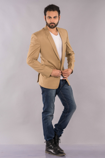 dark beige blazer mens