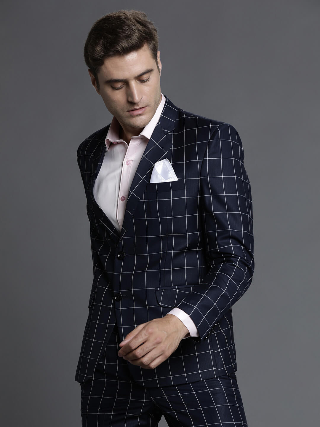 dark-blue-white-checks-2-piece-suit