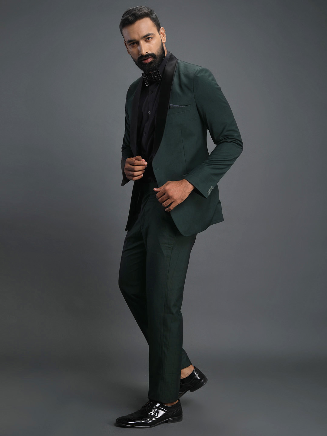 Rent/Buy Dark Green Tuxedo | Home Trial | Free Delivery | CandidMen