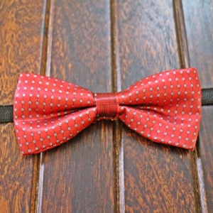 dotted-pattern-red-bow-tie