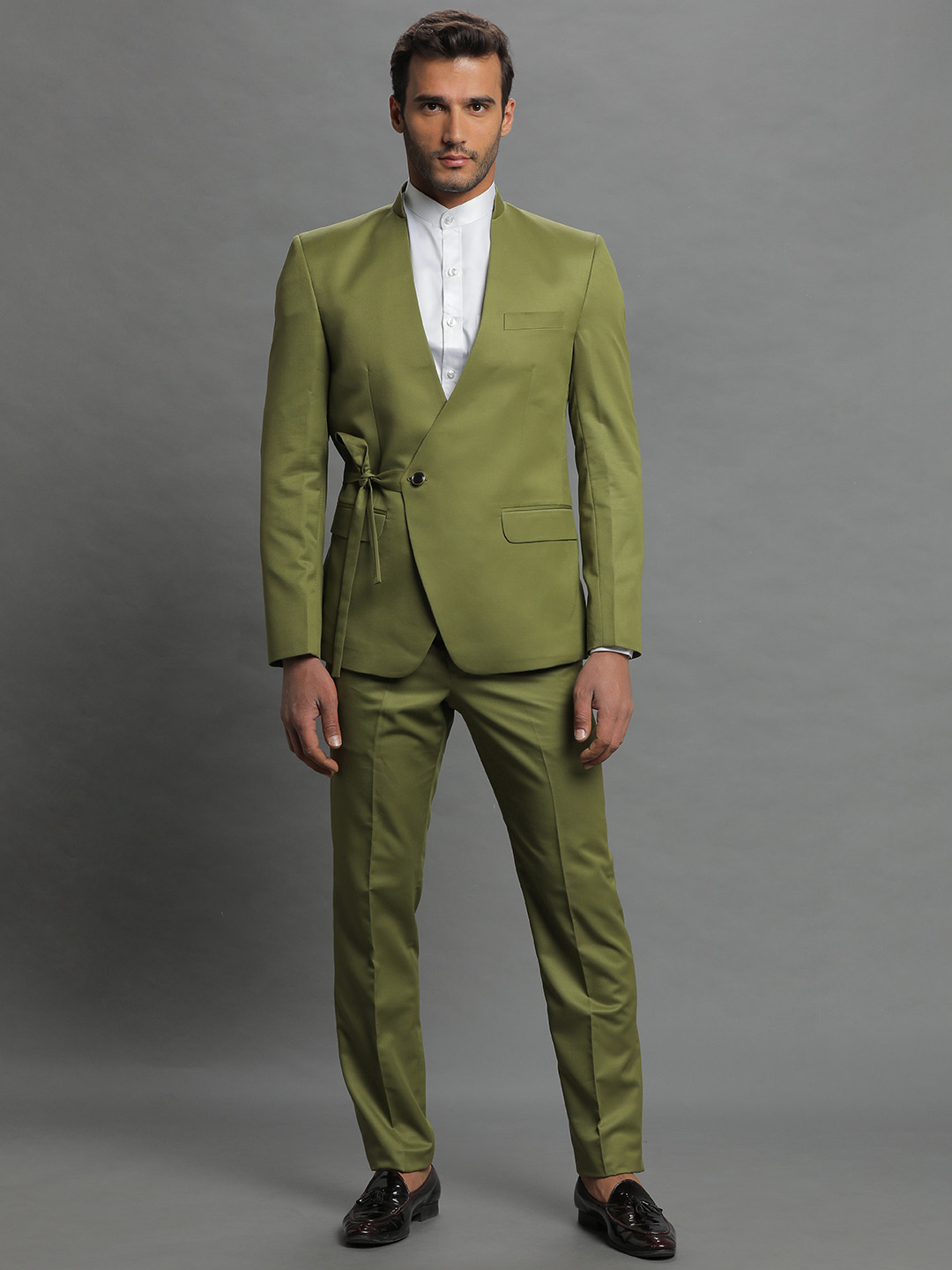 Green Designer 2 Piece Suit