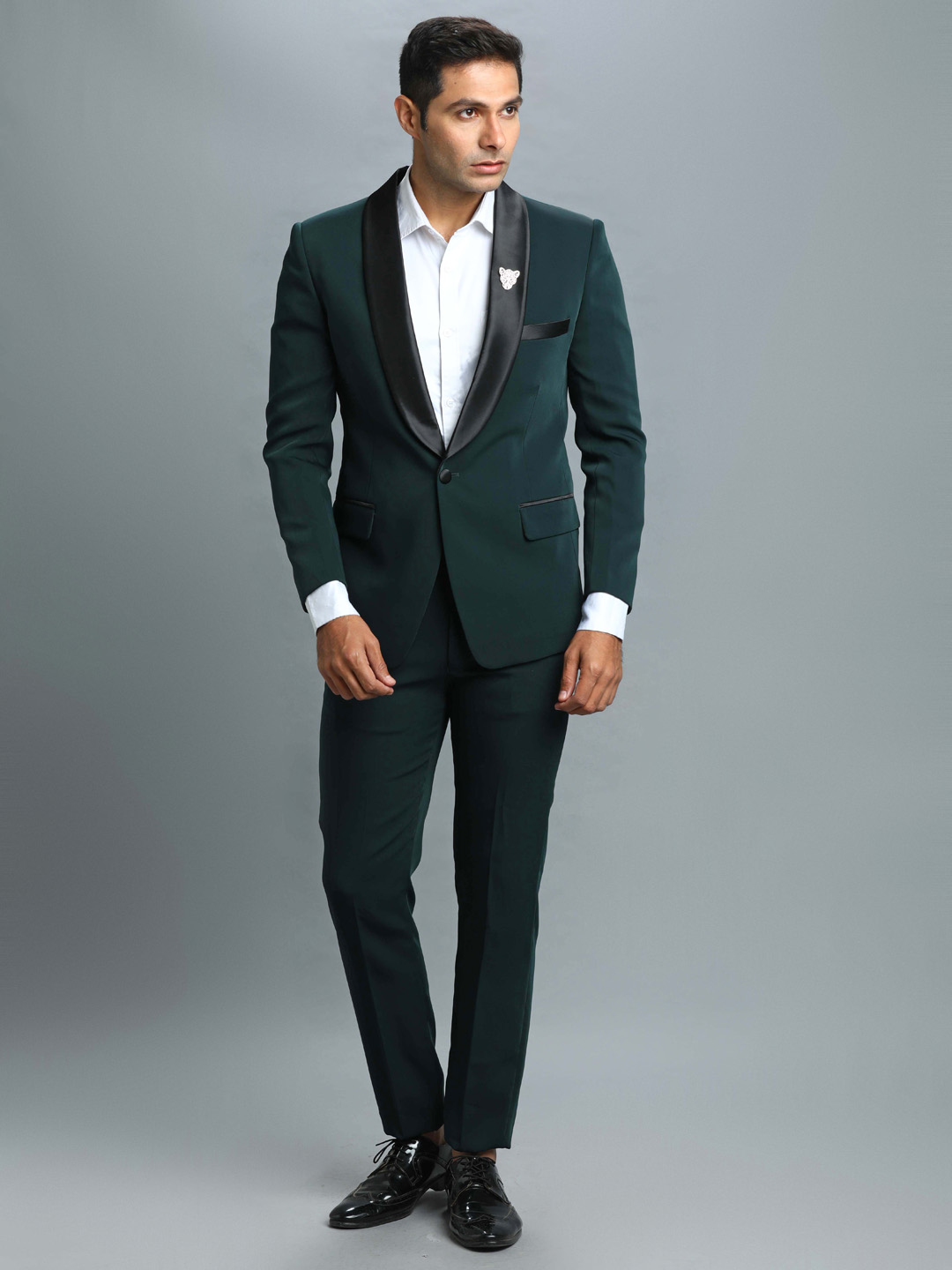 Rent/Buy Green Polynosic Tuxedo | Home Trial | Free Delivery | CandidMen