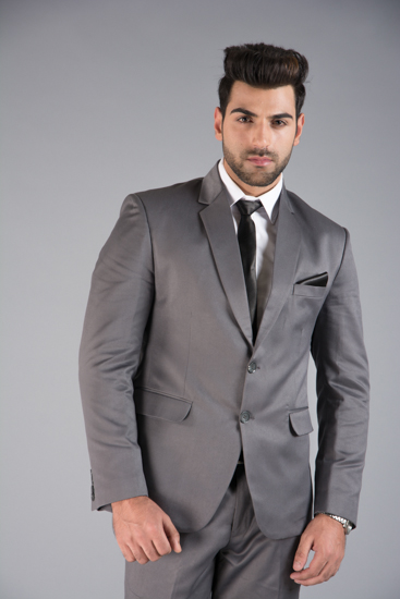 Grey Formal Full Suit