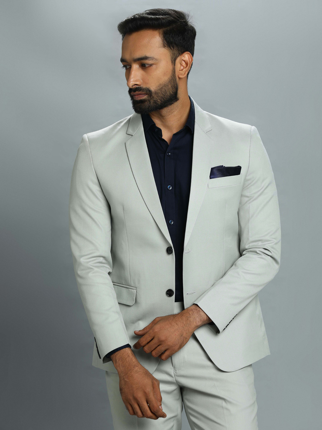 Light Grey Subtle Formal Suit