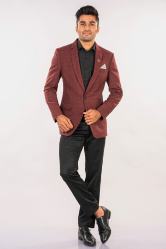 maroon-checks-blazer