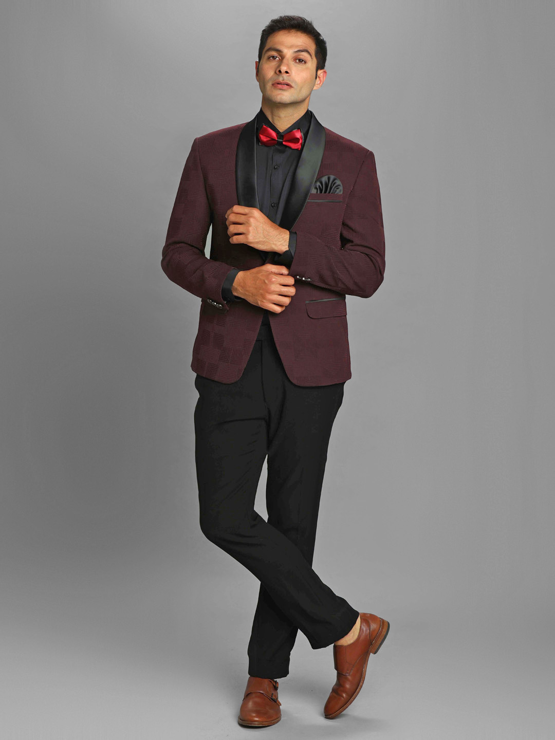 maroon-spiral-tuxedo-blazer