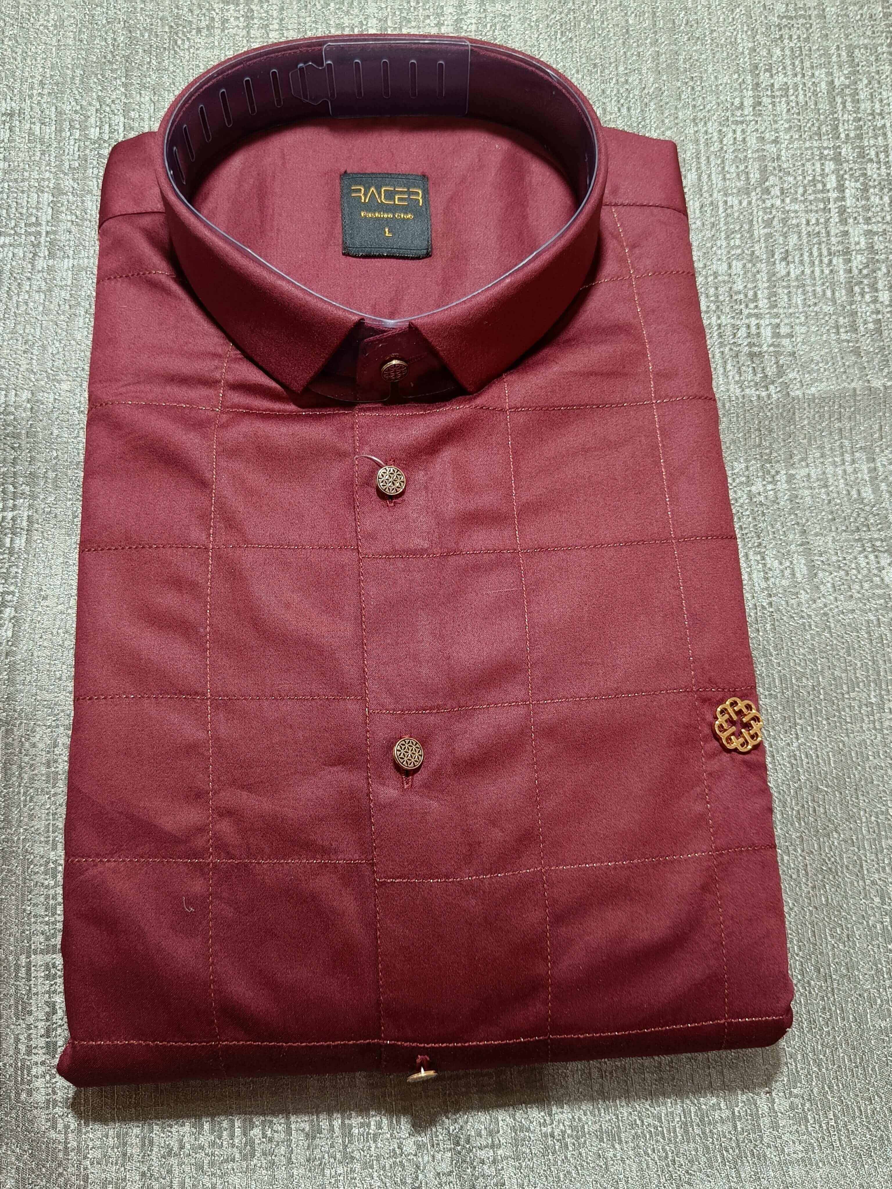 maroon-subtle-clubwear-shirt