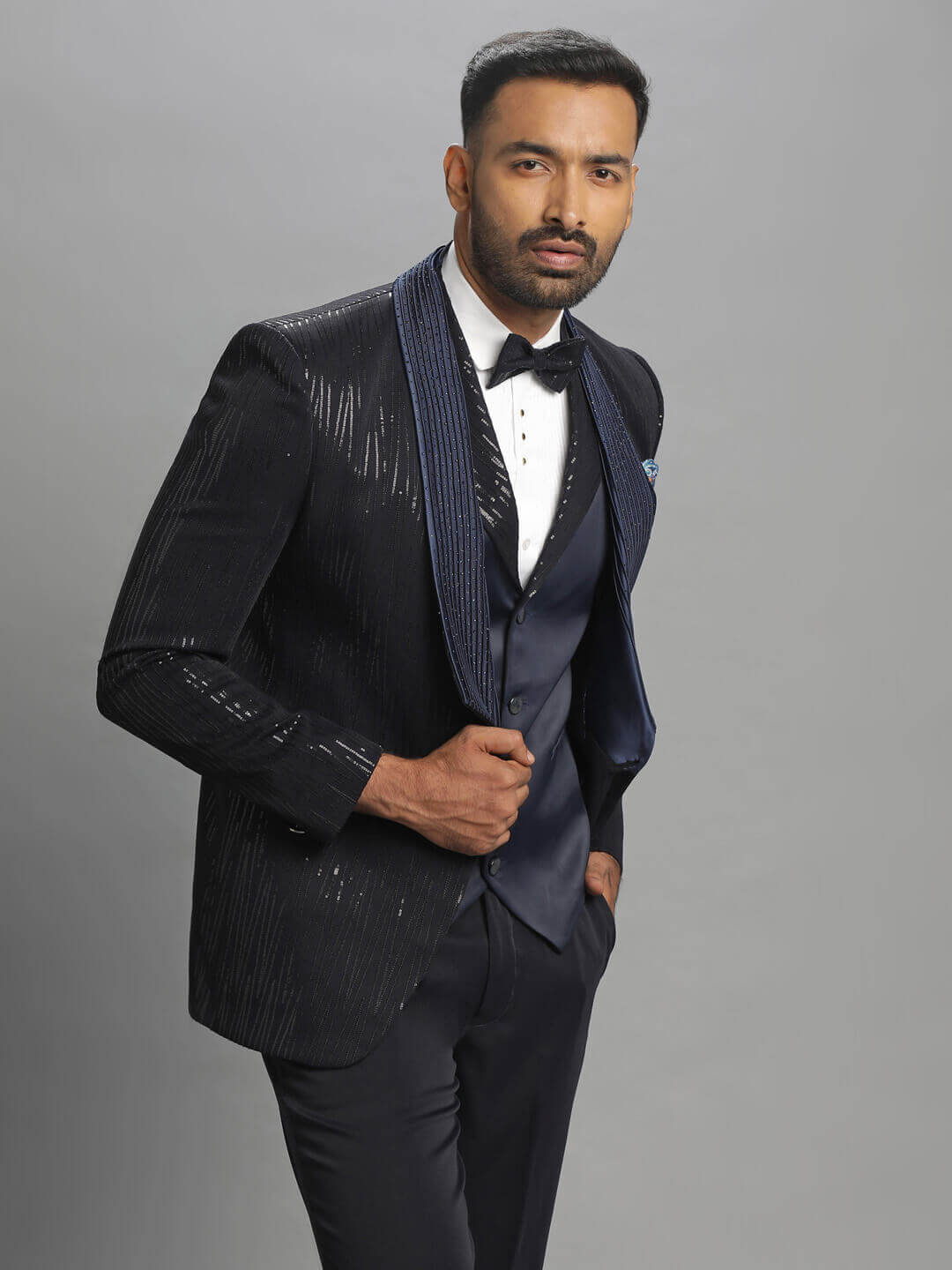 Navy blue Designer Special Tuxedo