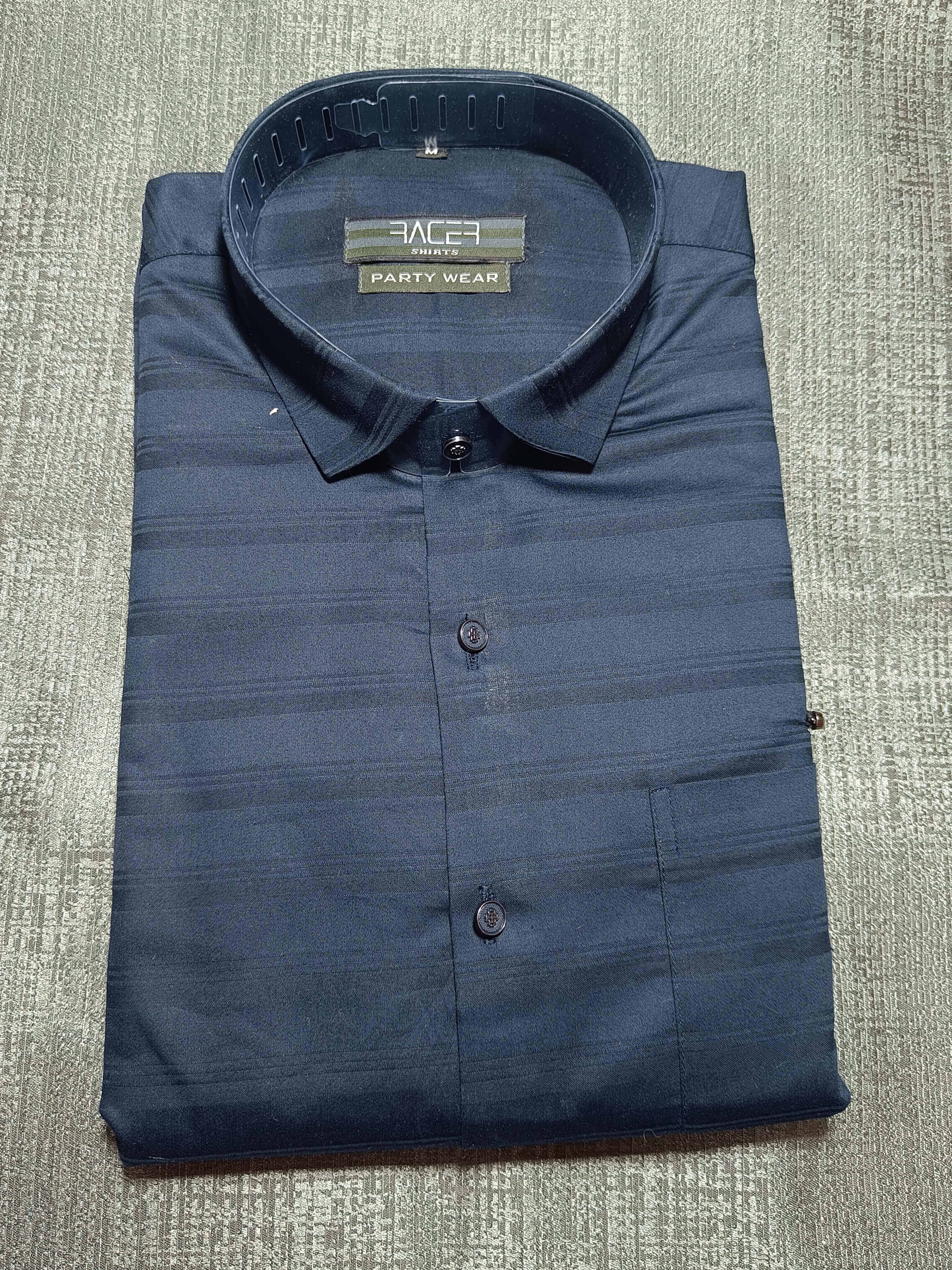 NavyBlue Stripes ClubWear Shirt