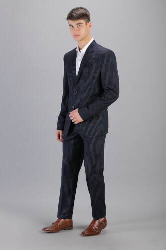 displaying image of NavyBlue Vertical Full Suit