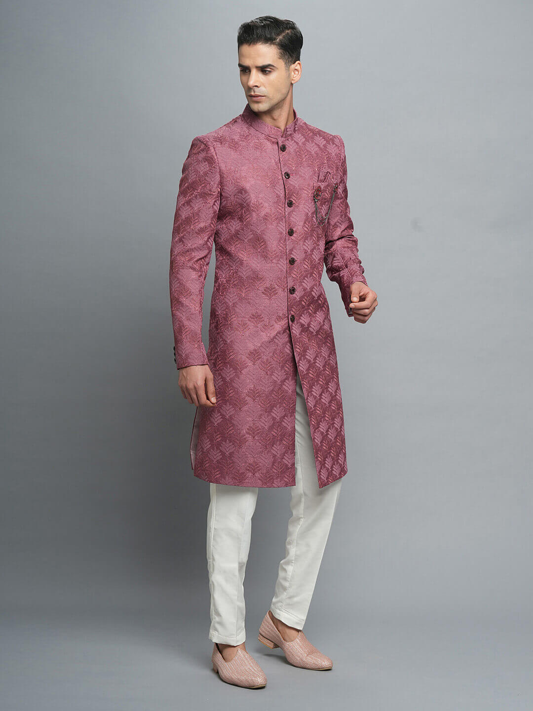 pink-embroidcred-sherwani