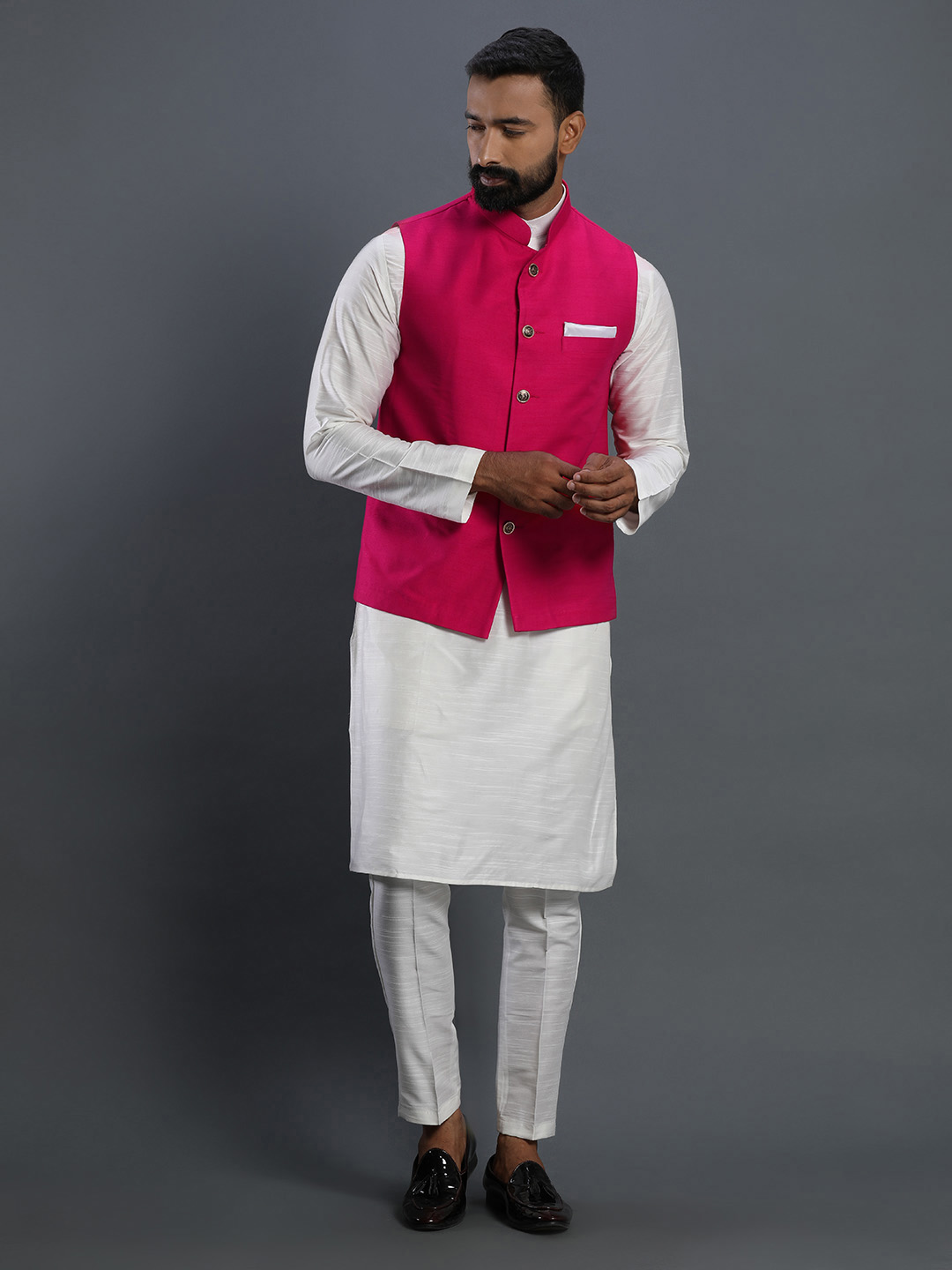 Pink Kurta Pyjama Set