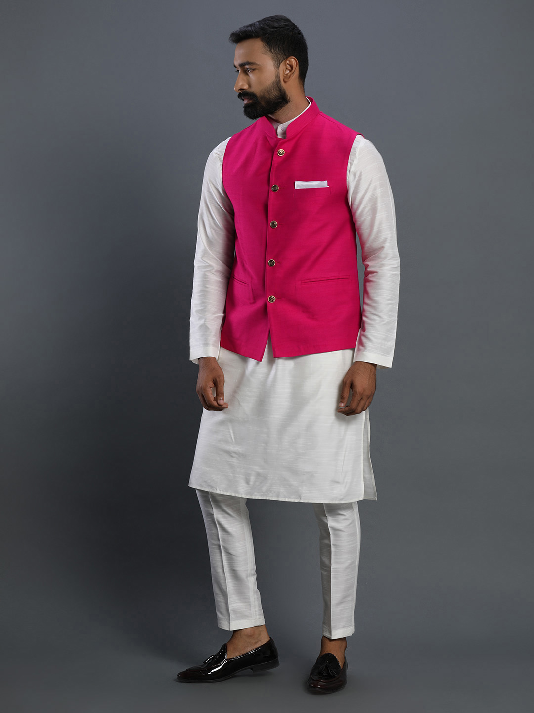 Pink Kurta Pyjama Set