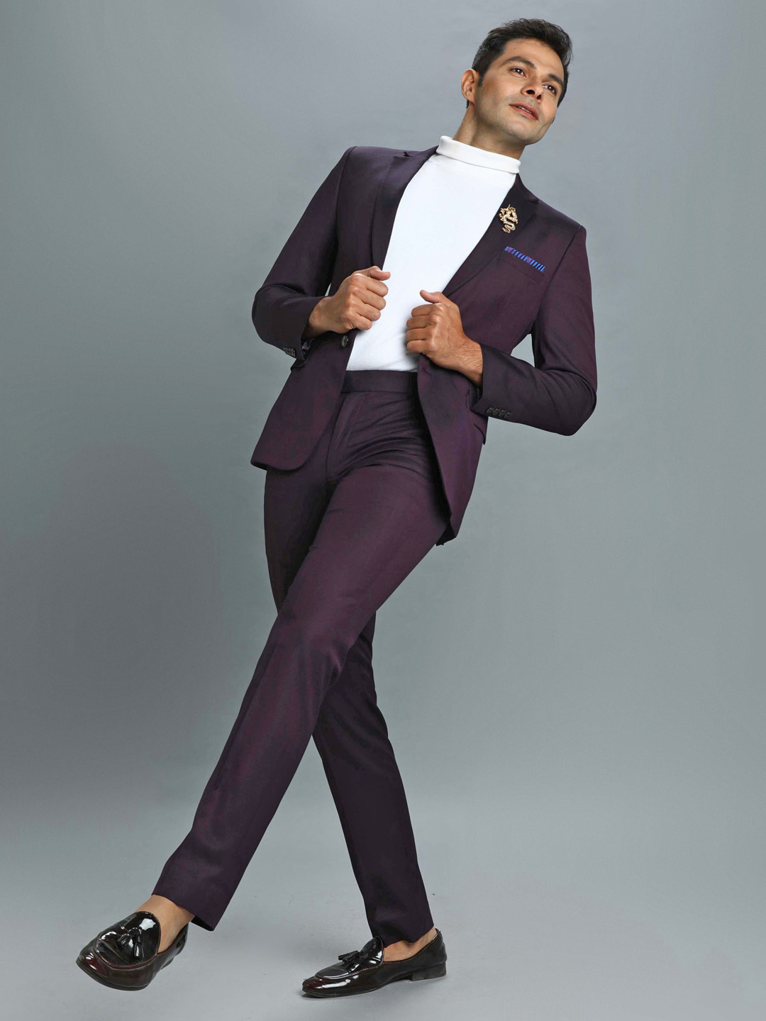 Purple 2 Piece Suit