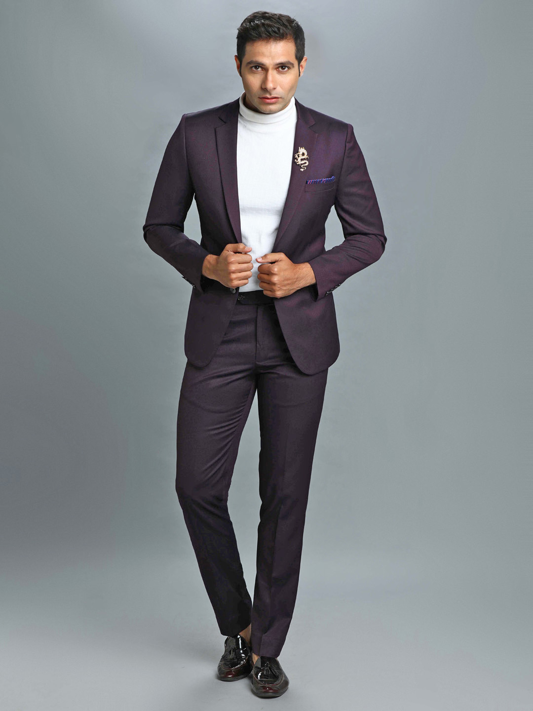 Purple 2 Piece Suit