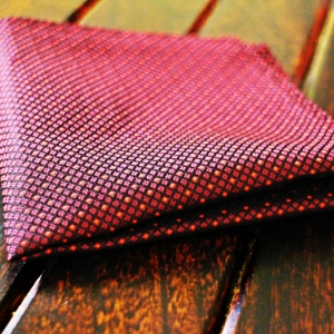 Red Dotted Pocket Square