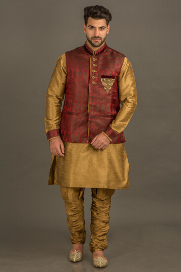 Buy Blue Velvet Patterned Jodhpuri Suit Online in India @Manyavar - Suit  Set for Men