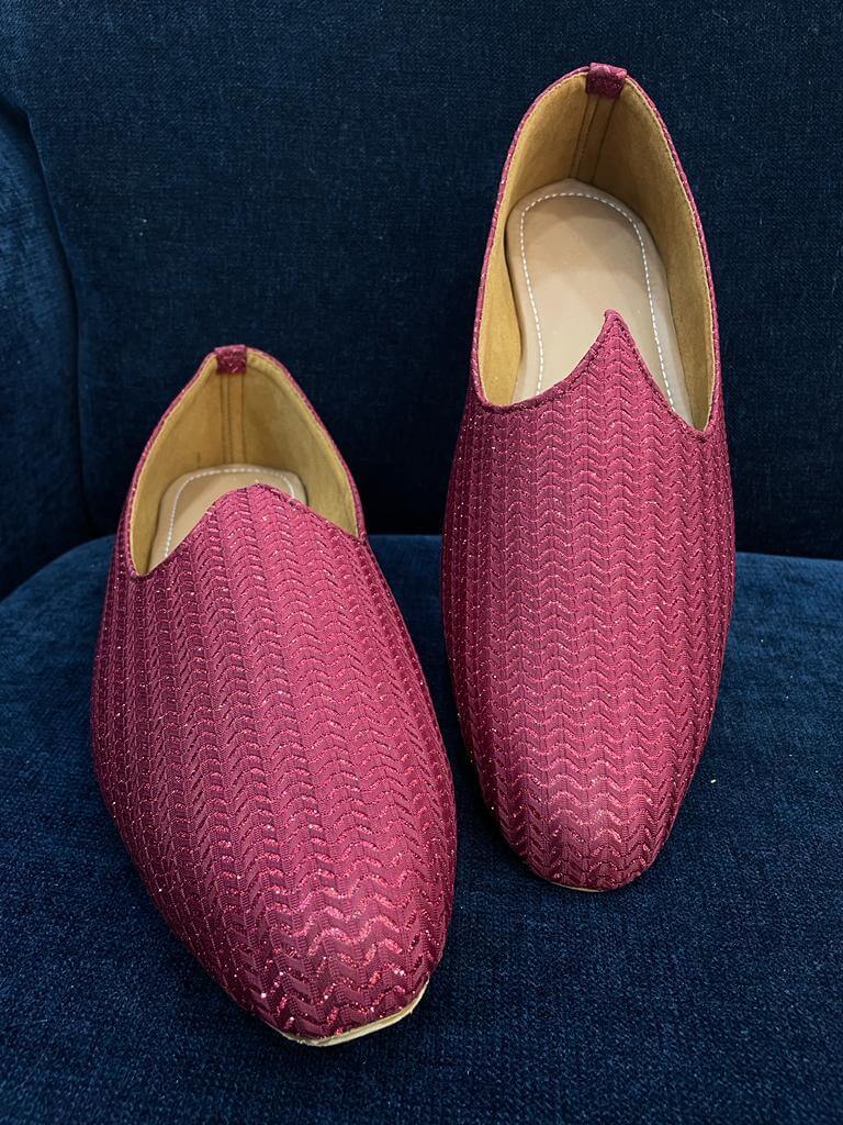Red Shimmer Shoe