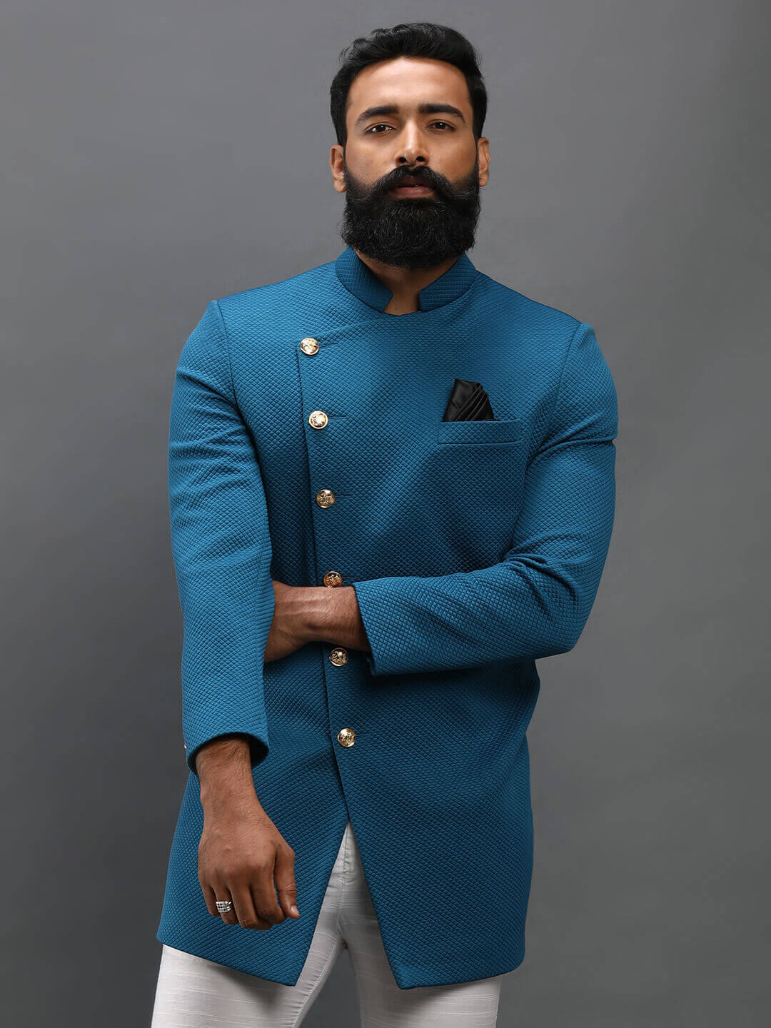 Sabyasachi Sky Blue IndoWestern